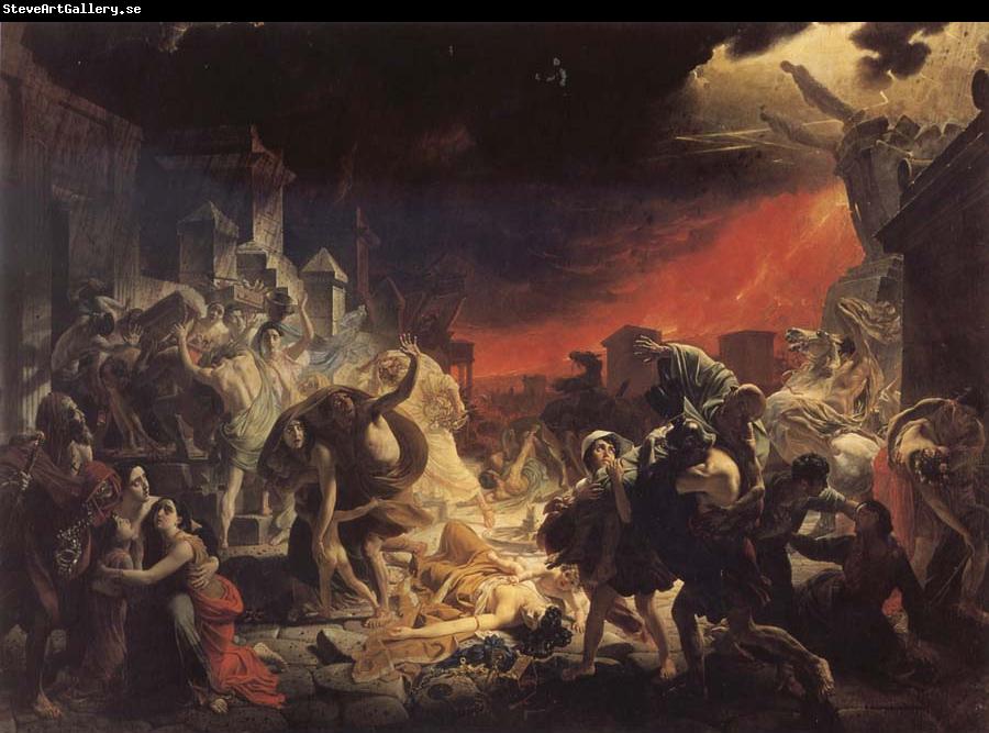 Karl Briullov The Last day of Pompeii